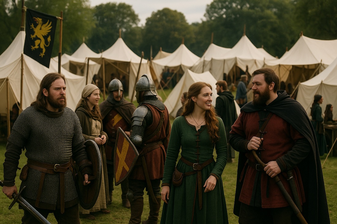 Stimmungsvolles LARP-Lager